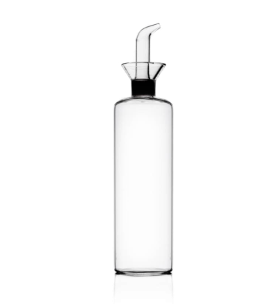 Cilindro - Ölflasche aus Glas - Handgefertigte Ölflasche 300ml aus Glas