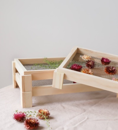 Blumen- & Kräutertrockner - Ideal zum Trocknen von Teekräutern und essbaren Blüten