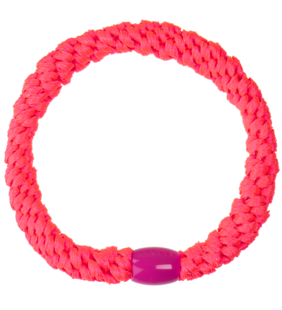 Kknekki - Pink- / Rottöne - Haargummi oder Armband - schön langlebig und bunt