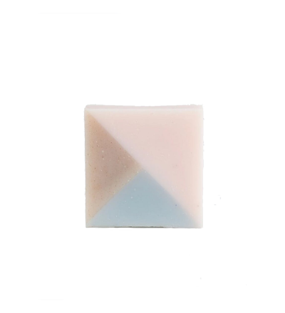 Bio-Seife Pastell mit Kokosöl Sesamöl weißer Tonerde &amp; Rhassoul - Französische handgefertigte