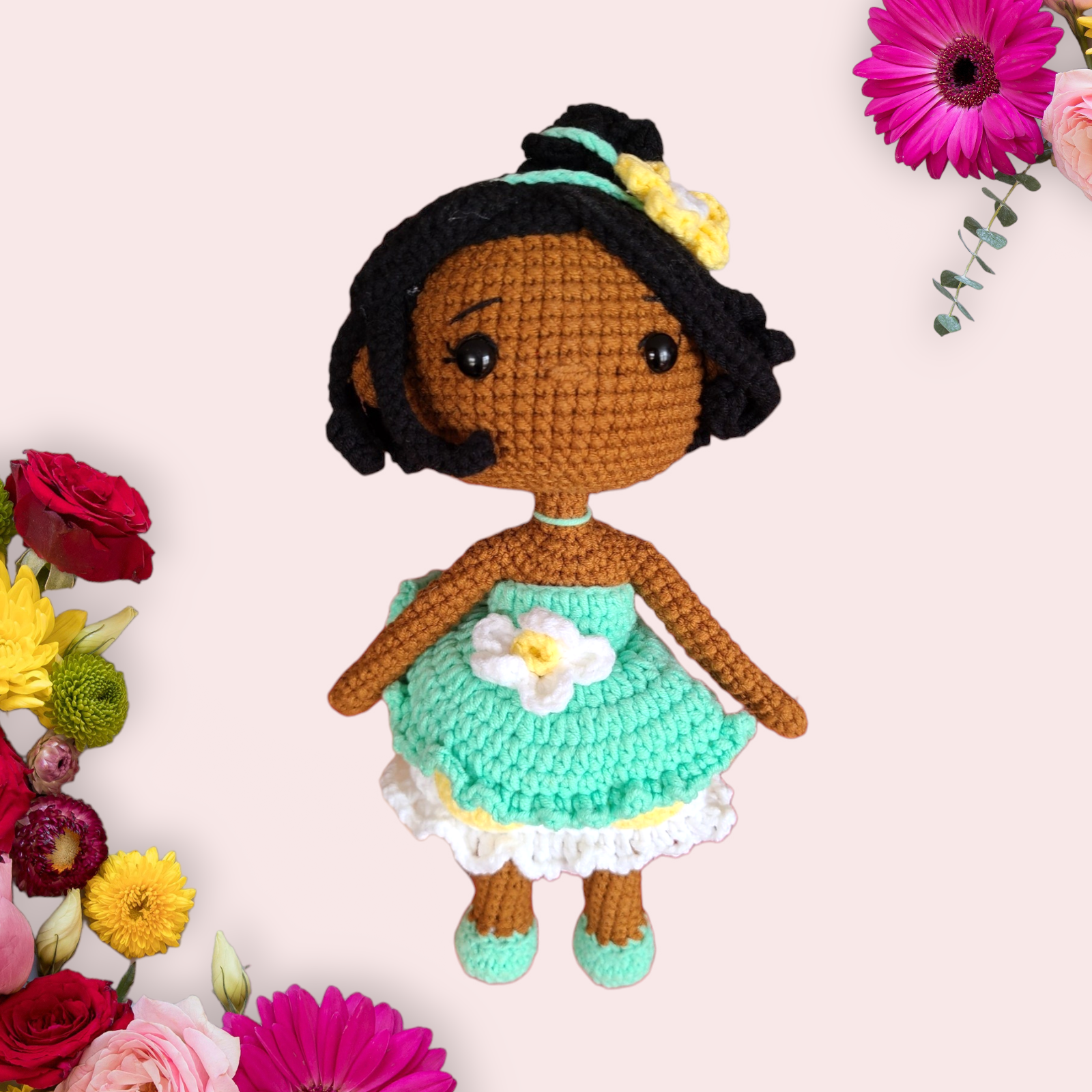 Crocheted princess - Frog princess