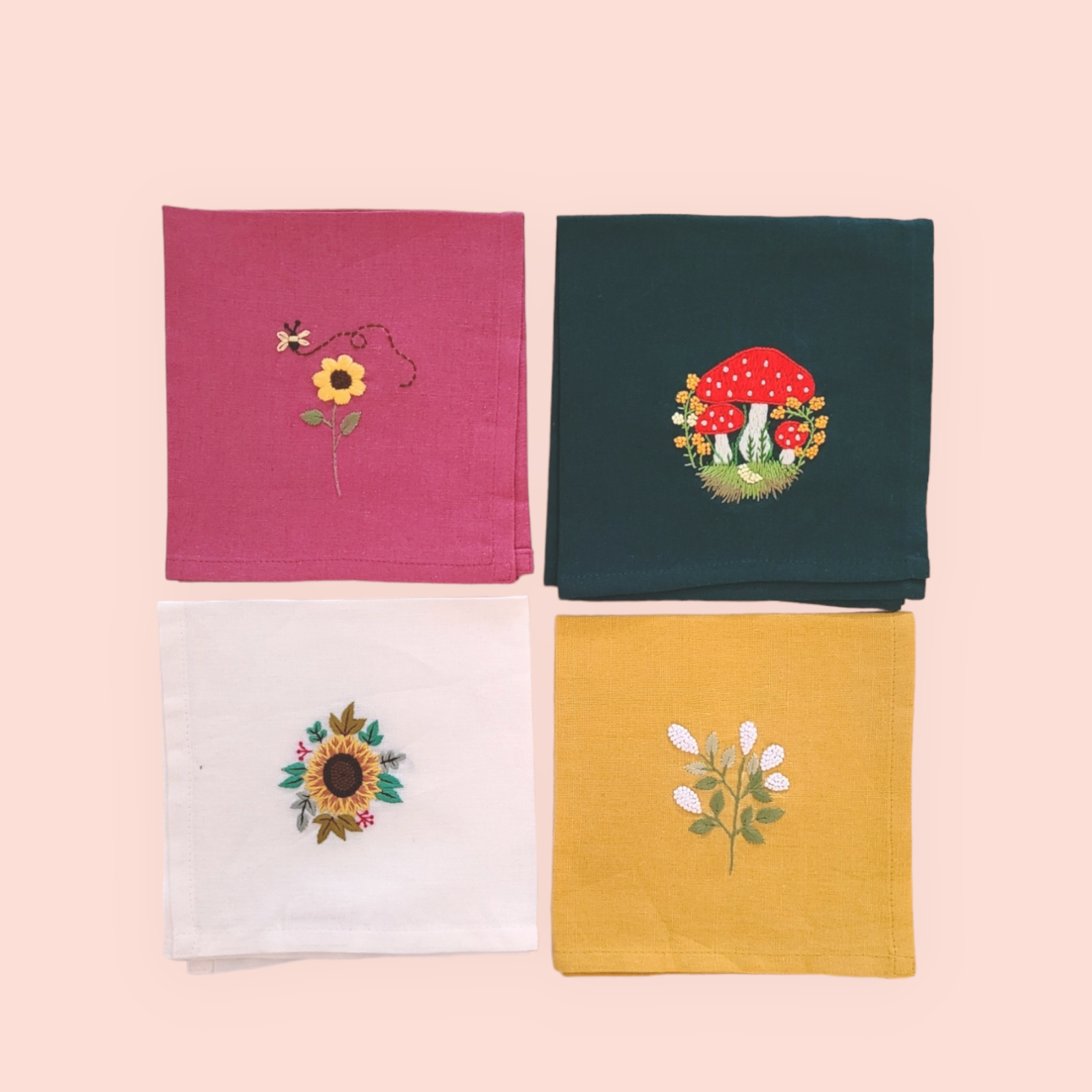 Blumen und Biene Handtücher 2