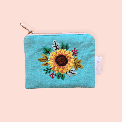 Mini Geldbörse - Sonnenblumen