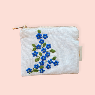 Mini portmonnaie - Forget me not flowers