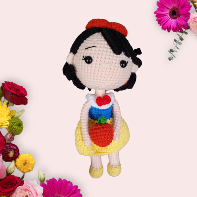 Crocheted princess - Princess Snow