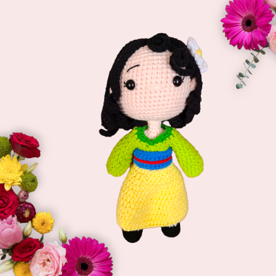 Crocheted princess - Princess Chinese Warrior