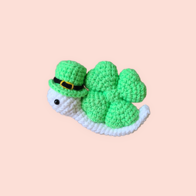 Crocheted Lucky Snail