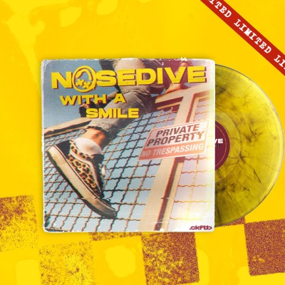 LP - Nosedive With A Smile - Vinyl - Yellow Edition- VVK - Handsignierte 12 Marbel-Vinyl Yellow