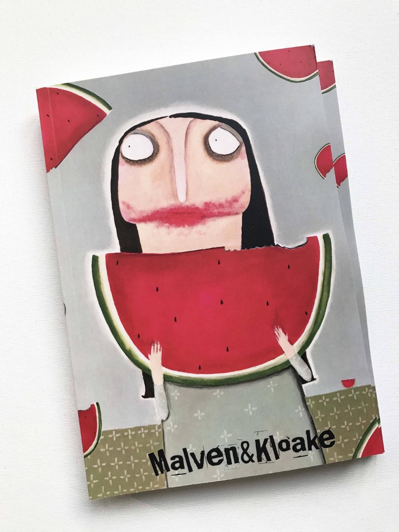 Melonen-Notizbuch Malven&Kloake