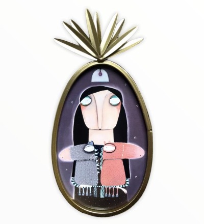 Priscilla Rübartsch - Kunstdruck im Ananasrahmen