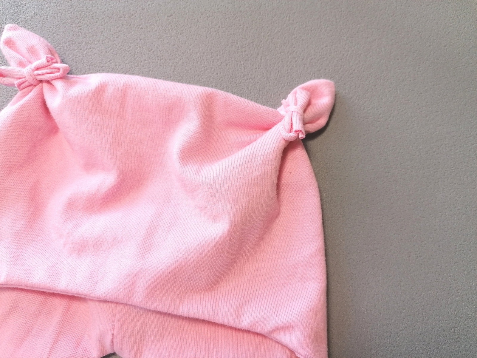 Ohrenmütze für Babys und Kinder mit oder ohne Bindebänder Bindemütze uni rosa mit Jersey- Fleece- oder Plüschfutter Kopfumfang 35-52cm 2