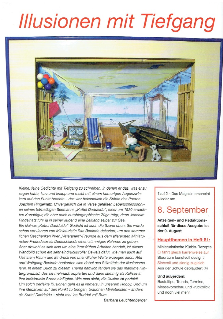 Nr 60- 1zu12 Das Magazin Juli / Augst 2011 3