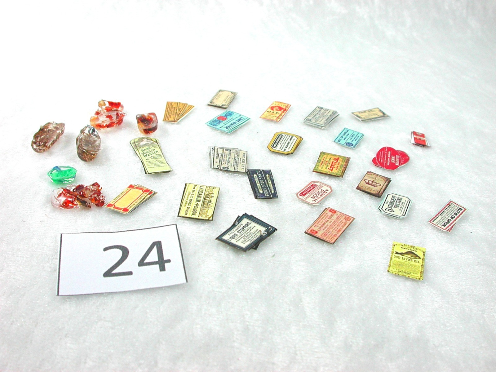 Miniatur Setzkasten im Vintage Stil im Maßstab 1zu12 Apotheke Hexe Alchemist 5