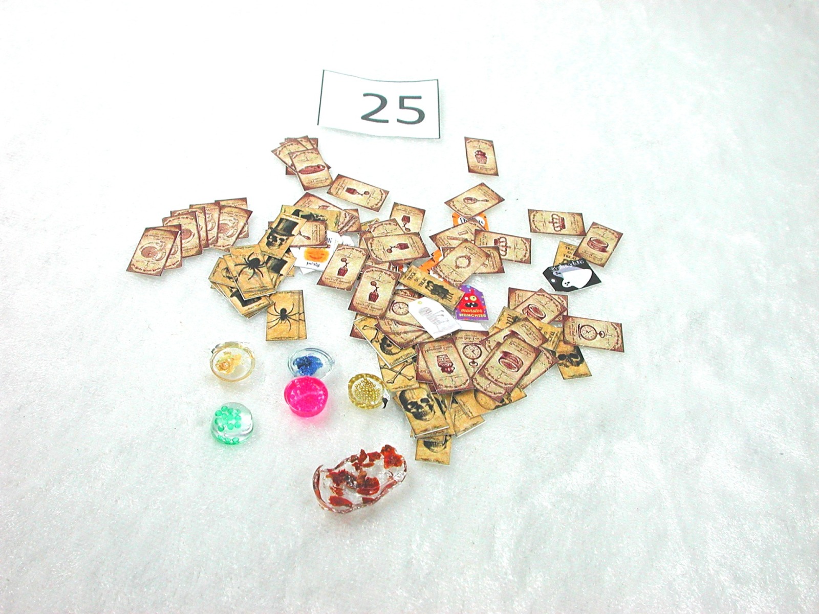 Miniatur Setzkasten im Vintage Stil im Maßstab 1zu12 Apotheke Hexe Alchemist 11