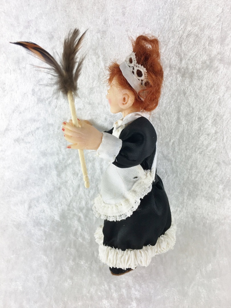 Miniatur f.d Maßstab 1:12 Puppe-Braut,Hochzeit Puppenstube/Puppenhaus  #14# 