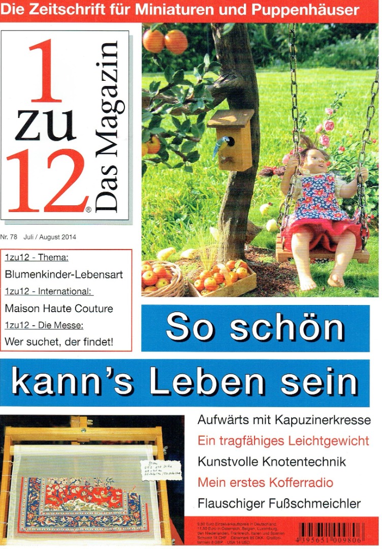 Nr. 78- 1zu12 Das Magazin, Juli / Augst 2014
