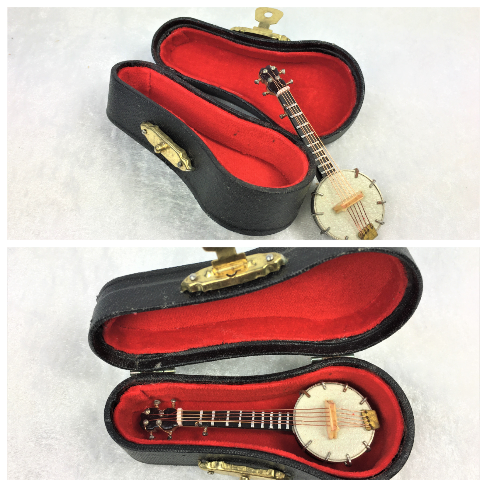 Banjo in Miniatur 1:12 mit Koffer 3