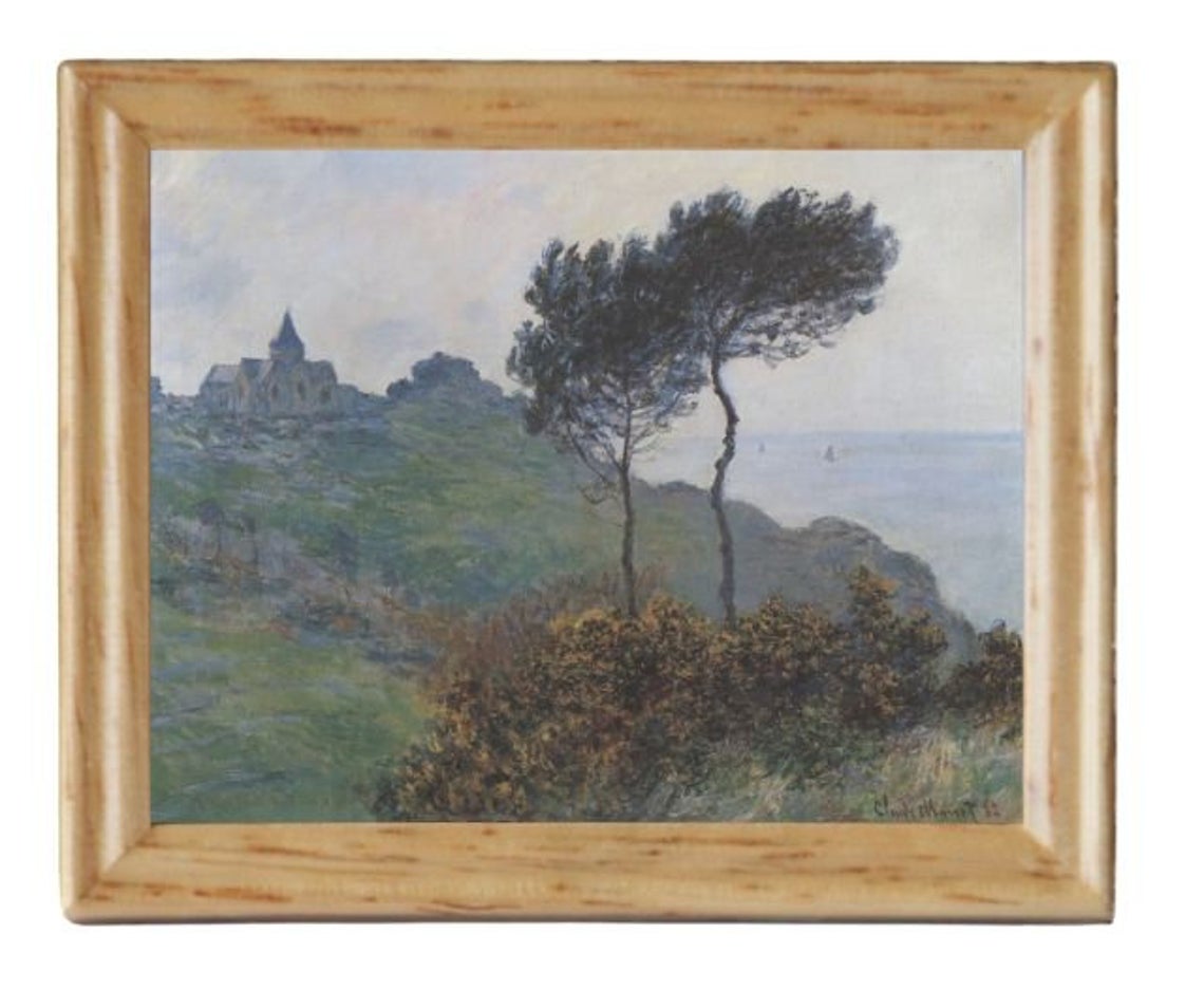 Gemäldekopie Varengille im Holzrahmen 7 x 6 x 05 cm