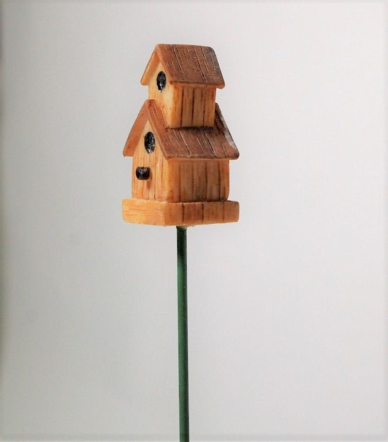 Vogelhaus für die Puppenstube das Puppenhaus Dollhouse Miniatures Krippen Miniaturen Modellbau