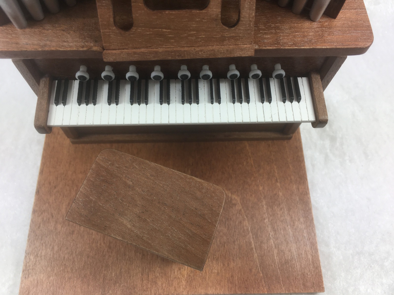 Klaviertastatur Pianotastatur Orgeltastatur zum einbauen in ihr eigenes hergestelltes Instrument für das Puppenhaus Miniatur 1zu12 8