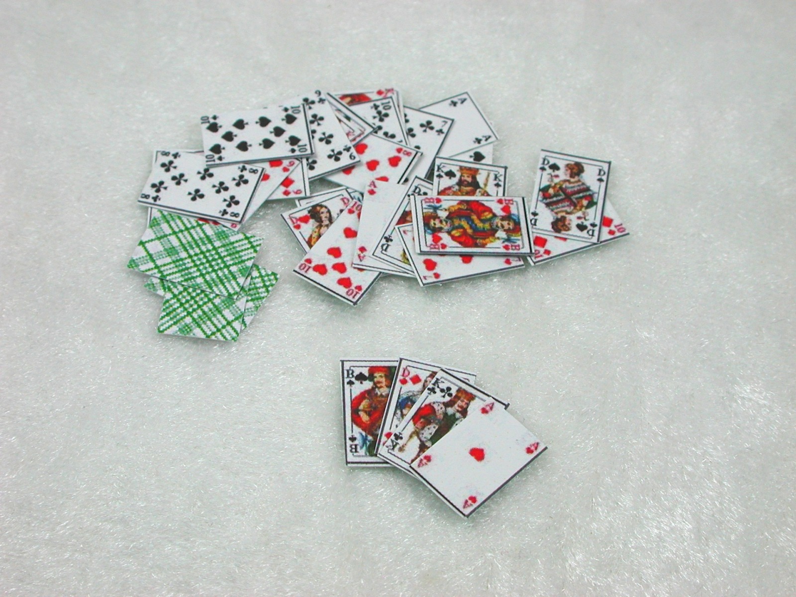 Kartenspiel in Miniatur, Skat oder Bayrische Version 3