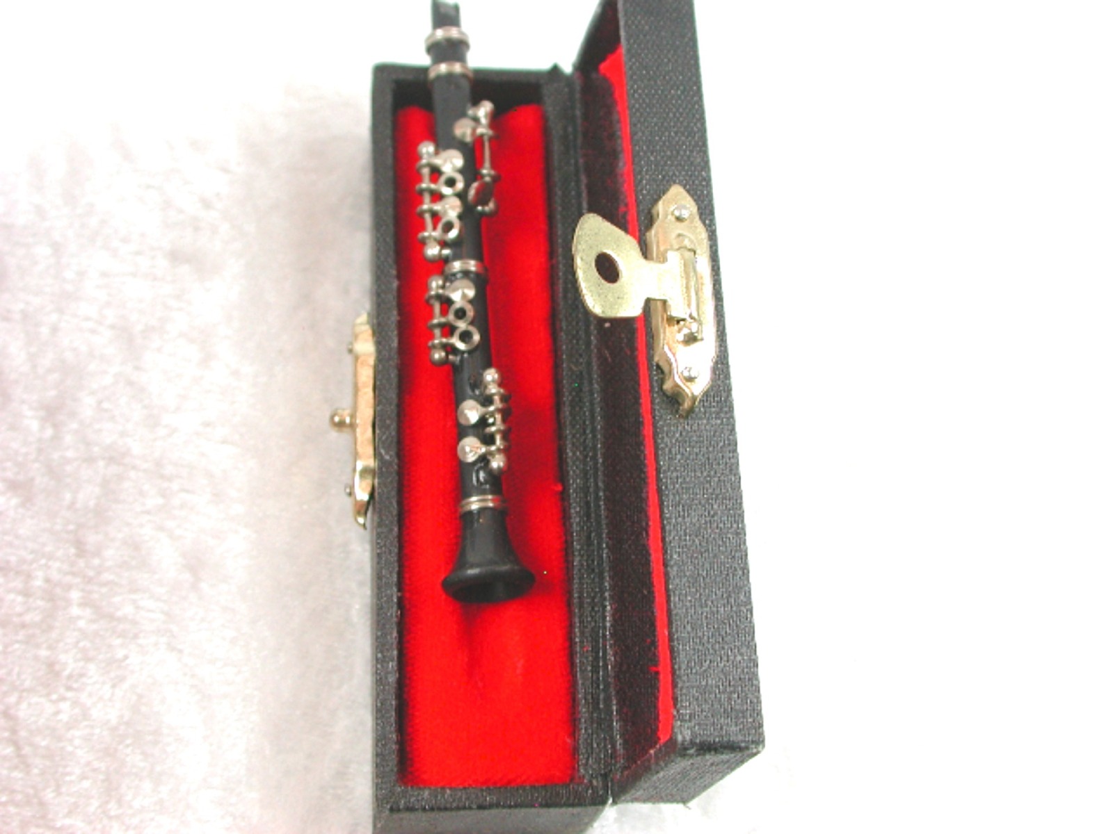 Klarinette in Miniatur 1.12 Blasinstrument mit Koffer 2