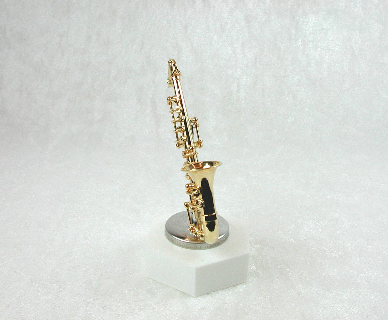 Saxophon Blasinstrument in Miniatur 1:12 3