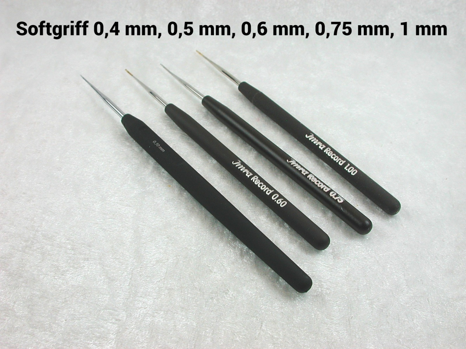 Häkelnadel für die Miniaturhandarbeit , Stärke 0,4mm, 0,5mm, 0,6mm, 0,75mm, 1mm 4