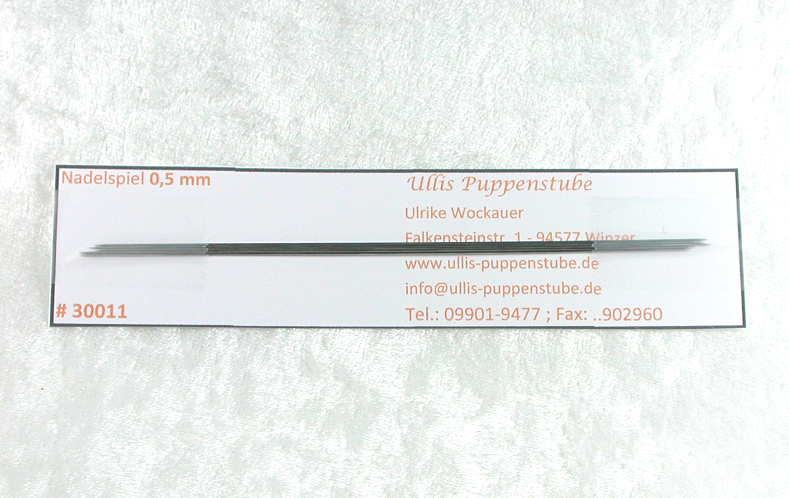 Stricknadelspiel in 0,5 mm, 0,6 mm, 0,8 mm, 1mm, Länge 12 cm, Mini Strickzubehör, Dünne