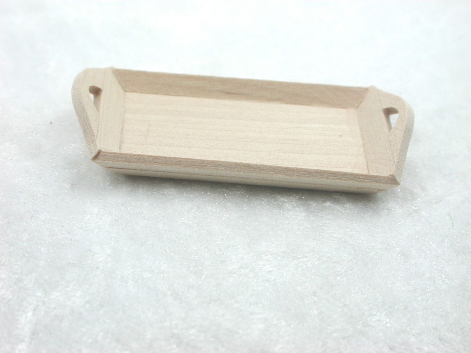 Tablett für die Puppenstube Holz oder Metall 2