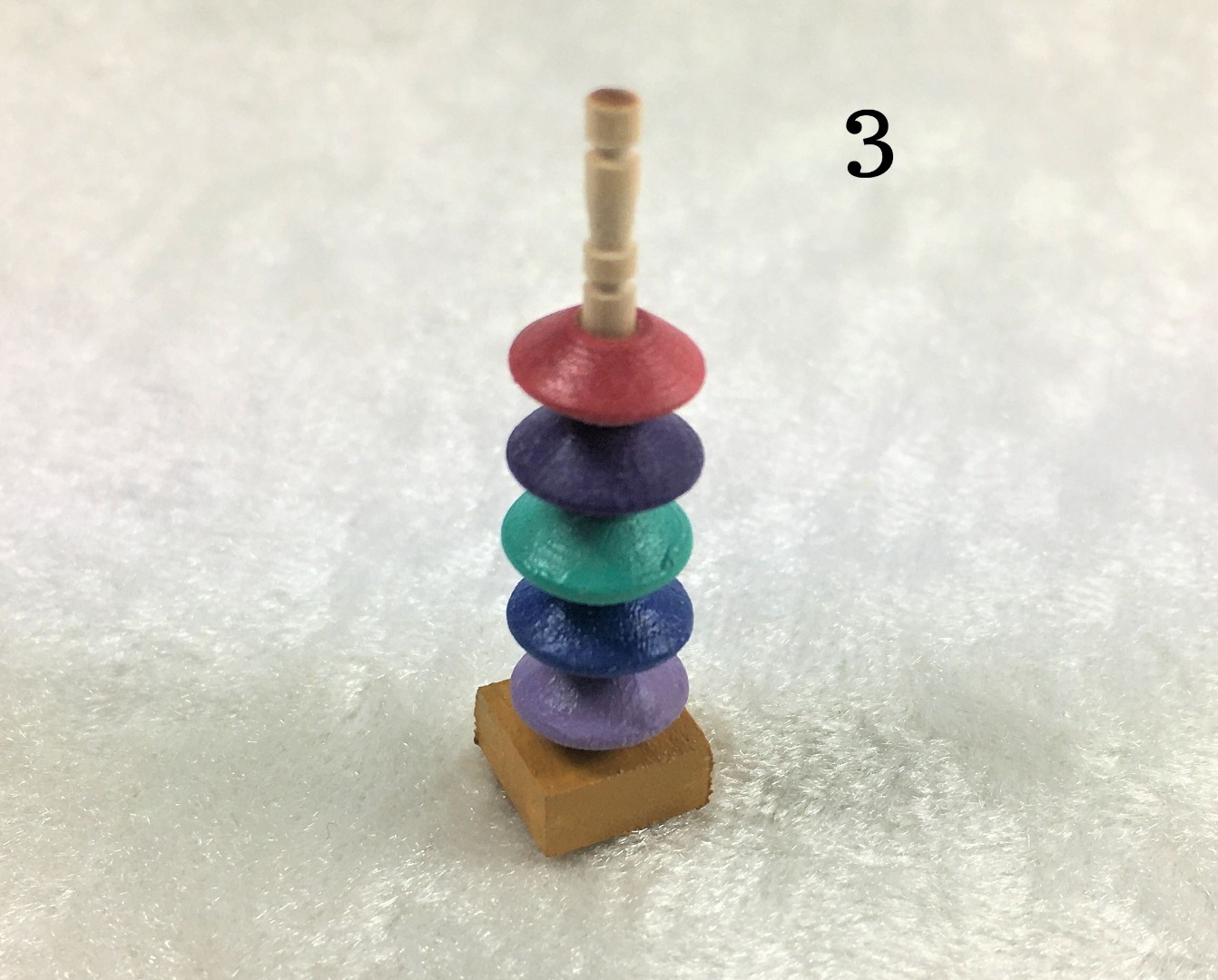 Steckspiel Turm in Miniatur 5