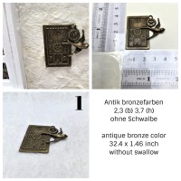 Uhren, antik Bronzefarben