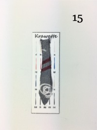 Krawatte, Schlips, Langbinder in Miniatur im Maßstab 1:12 3