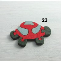 Holzpuzzle Elefant, Ente oder Schildkröte in Miniatur für die Puppenstube 6