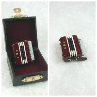 Akkordeon im Koffer in Miniatur 3
