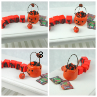 Candy Süßigkeiten Set , Halloweendekoration in 1:12 für das Puppenhaus in Miniature 3