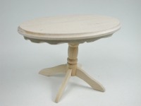 Tisch Oval 1:12 Miniatur 2