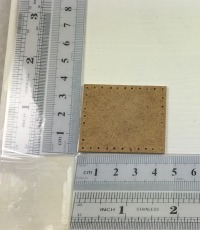 Brettchen,ca. 4,2 x 2,6 cm, Boden zum wickern für einen rechteckigen Korb, zum basteln für die