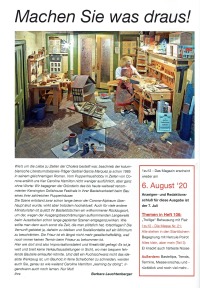 Nr. 105 - 1zu12 Das Magazin, Mai / Juni / Juli 2020 3