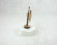 Trompete in Miniatur 1:12 Musikinstrument 4