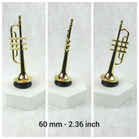 Trompete in Miniatur 1:12 Musikinstrument
