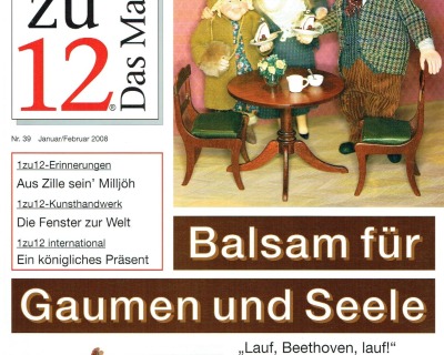 Nr 39 - 1zu12 Das Magazin Janaur/Februar 2008