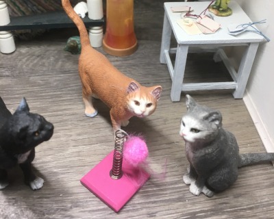 Spielzeug für die Katze - Puppenhauszubehör Puppenstubenzubehör Puppenhausmöbel