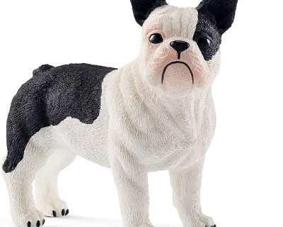 Französische Bulldogge in Miniatur 1:12 - Puppenhauszubehör Puppenstubenzubehör Puppenhausmöbel