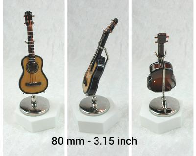 Gitarre hell in Miniatur 1:12 Zupfinstrument - Gitarre helles Holz Helles Holz Gitarre Gitarre