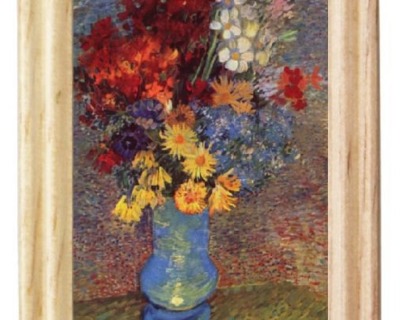 Gemäldekopien Blumenstrauß 45 x 55 x 05 cm im Holzrahmen