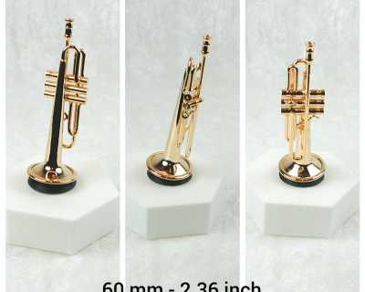Trompete in Miniatur 1:12 Musikinstrument - Trompete kaufen, Trumpet, Trompeten, Musikinstrument,