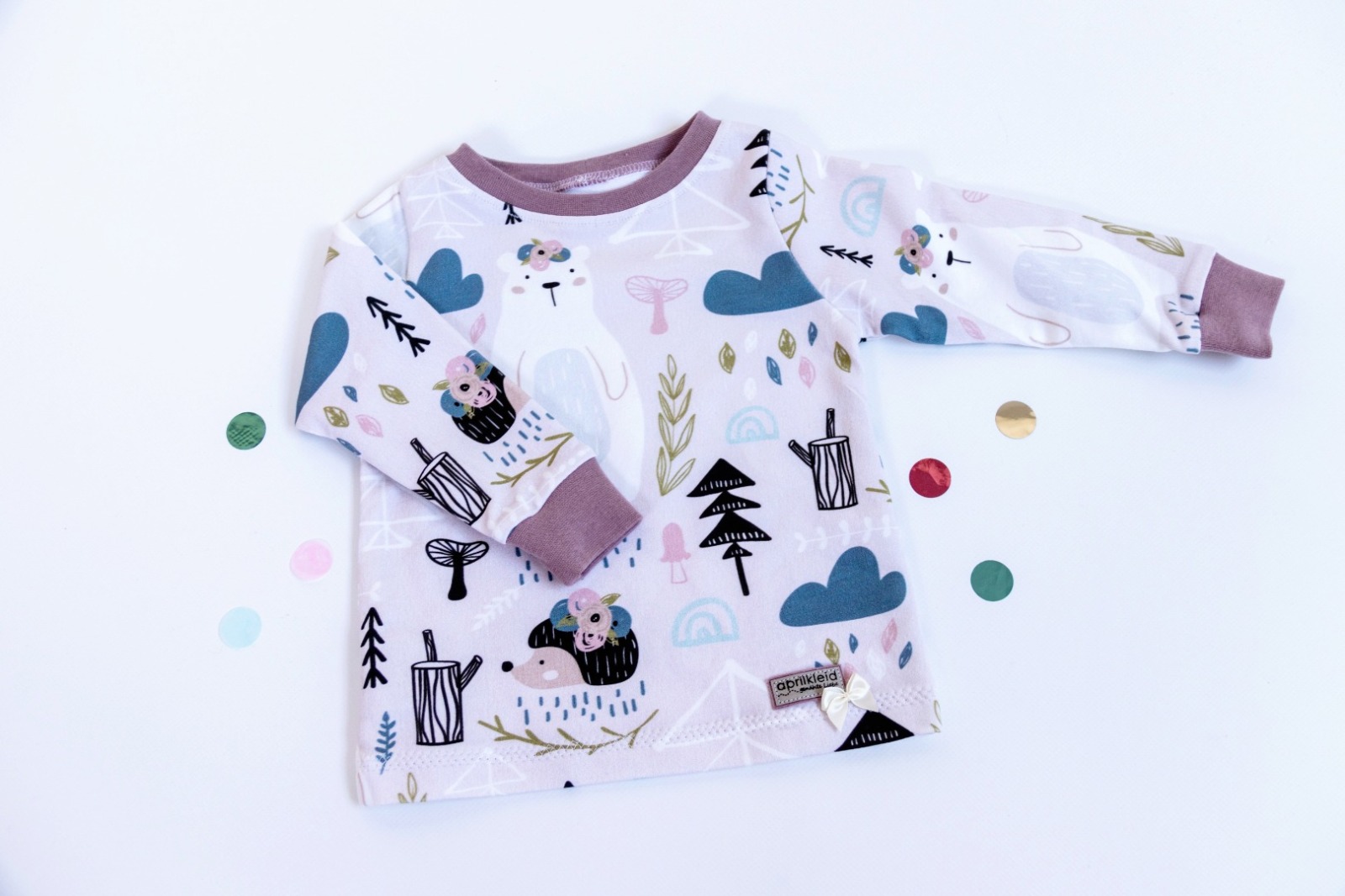 Sofortkauf Handmade Sweatshirt Mädchen Gr 62 von aprilkleid