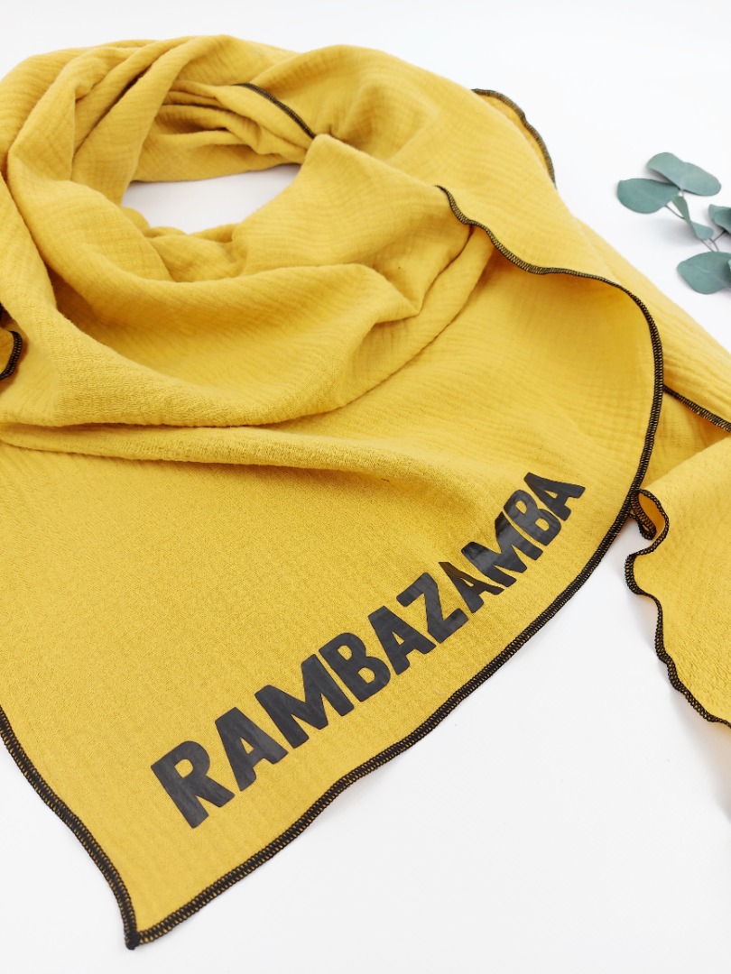 Sofortkauf Handmade Musselintuch Rambazamba Gr L für Erwachsene von aprilkleid