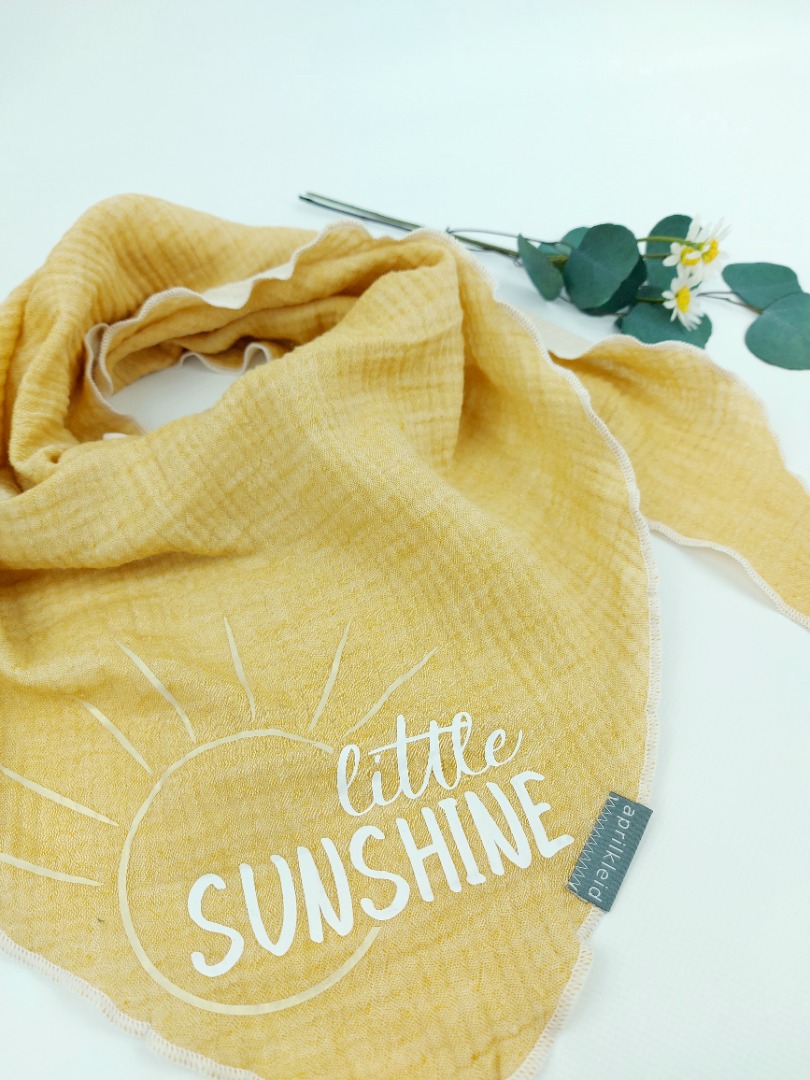 Sofortkauf Handmade Musselintuch little Sunshine Gr M für Kinder von aprilkleid